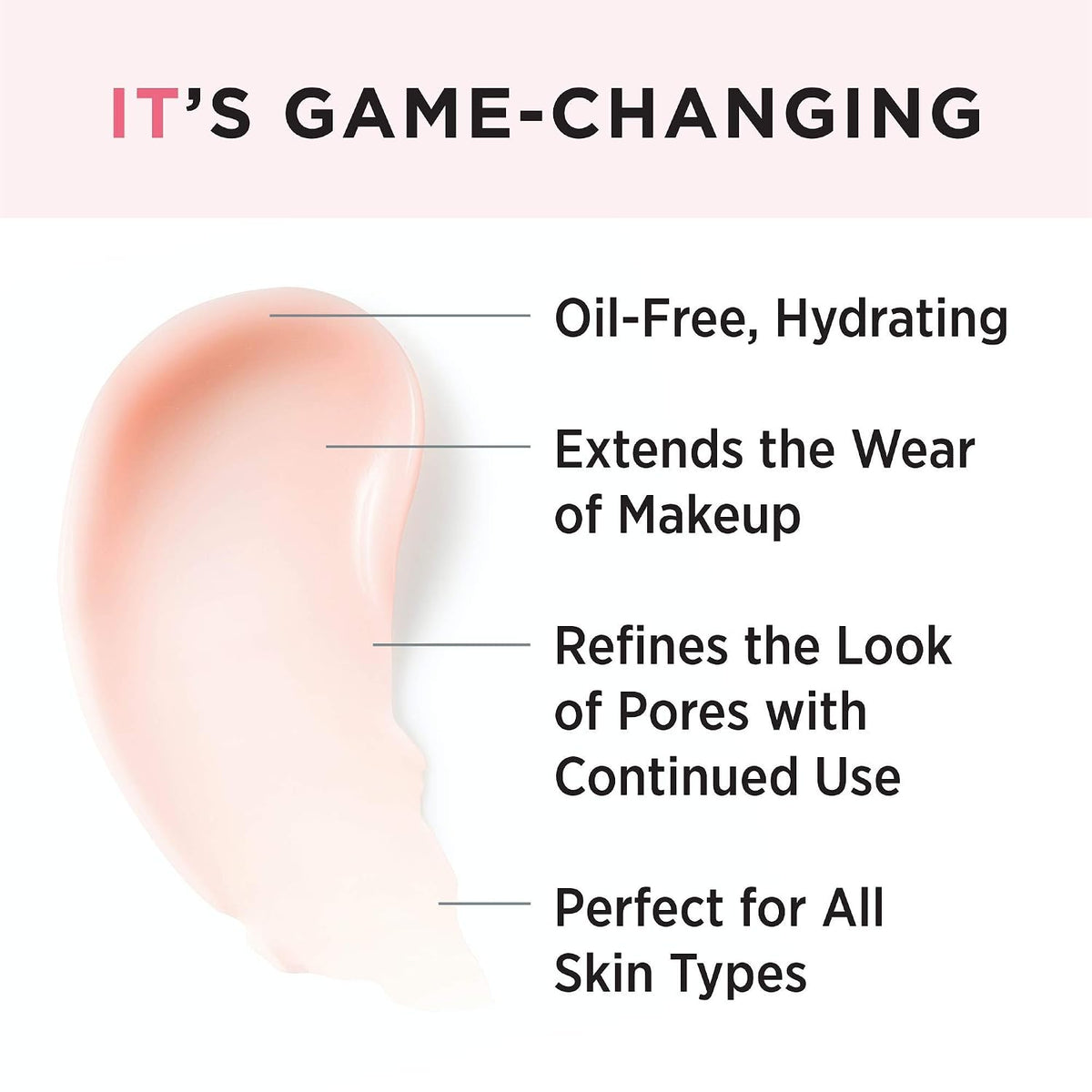 IT Cosmetics Your Skin but Better Oil-Free Foundation Makeup Primer Base